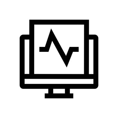 Kalp beat mini çizgi, simgesi