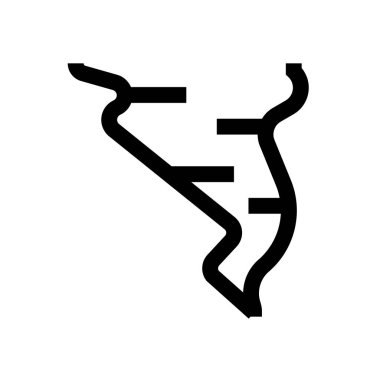 Kasırga mini çizgi, simgesi