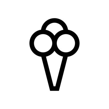 Dondurma mini çizgi, simgesi