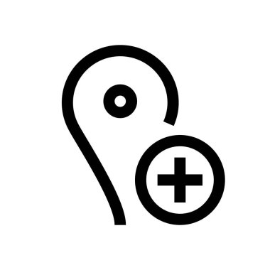 Konumu mini çizgi, simgesi