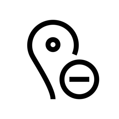 Konumu mini çizgi, simgesi