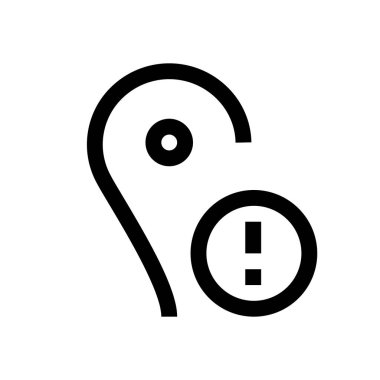 Konumu mini çizgi, simgesi