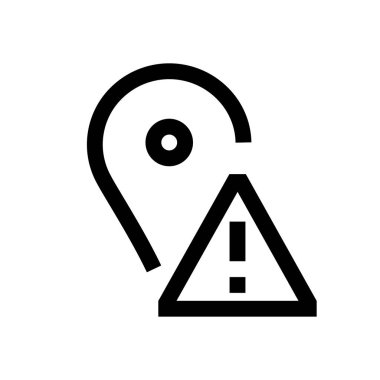 Konumu mini çizgi, simgesi