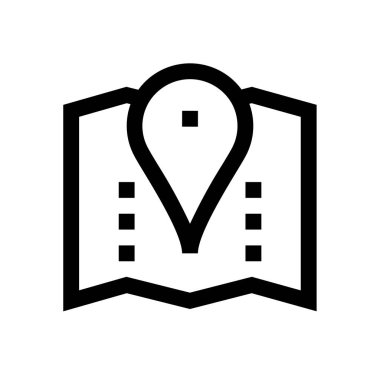 Konumu mini çizgi, simgesi