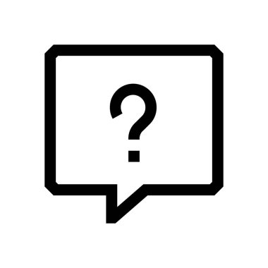 Konuşma balonu mini çizgi, simgesi