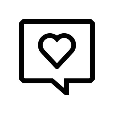 Konuşma balonu mini çizgi, simgesi