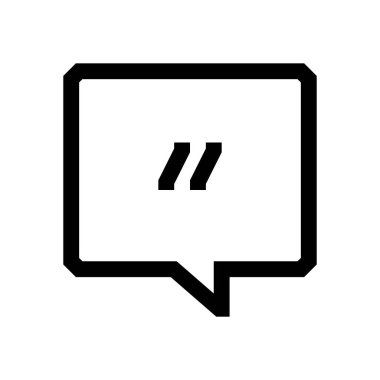 Konuşma balonu mini çizgi, simgesi