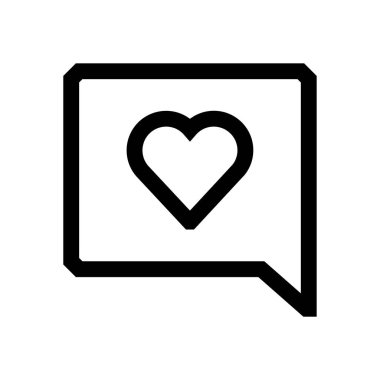 Konuşma balonu mini çizgi, simgesi