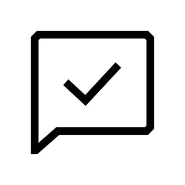 Konuşma balonu mini çizgi, simgesi