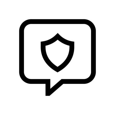 Konuşma balonu mini çizgi, simgesi