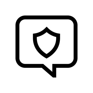 Konuşma balonu mini çizgi, simgesi