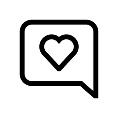 Konuşma balonu mini çizgi, simgesi