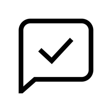 Konuşma balonu mini çizgi, simgesi