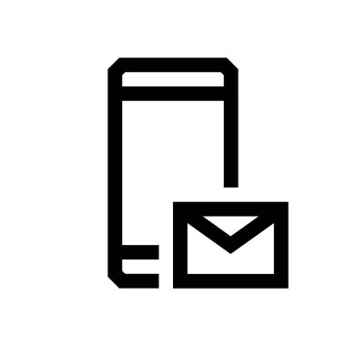 Cep telefonu mini çizgi, simgesi