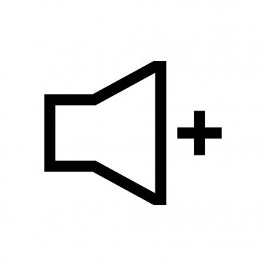 Ses mini çizgi, simgesi