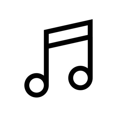 Müzik mini çizgi, simgesi