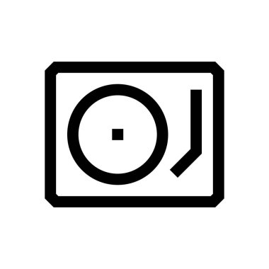 Kayıt mini çizgi, simgesi