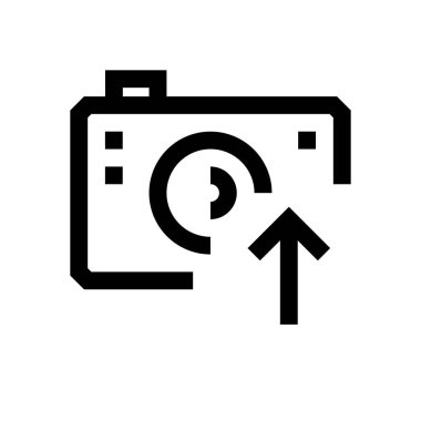 Kamera mini çizgi, simgesi