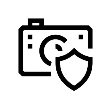 Kamera mini çizgi, simgesi