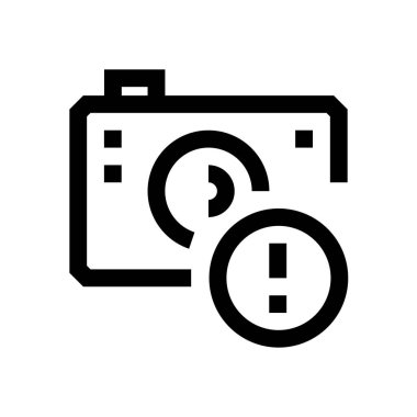 Kamera mini çizgi, simgesi