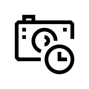 Kamera mini çizgi, simgesi