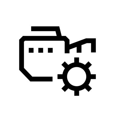 Video kamera mini çizgi, simgesi