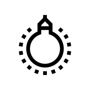 Hafif mini çizgi, simgesi