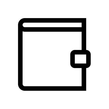 M-cüzdan mini çizgi, simgesi