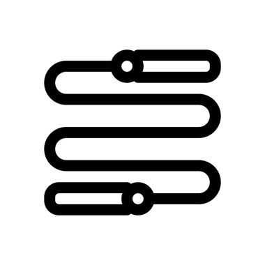 İp atlama mini çizgi, simgesi