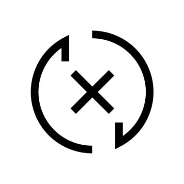 Ok mini çizgisi, simgesi