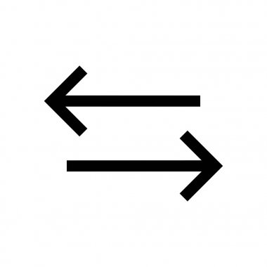 Ok mini çizgisi, simgesi