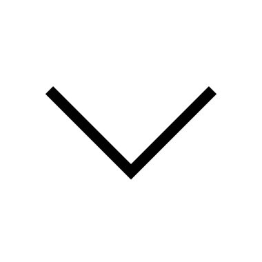 Ok mini çizgisi, simgesi