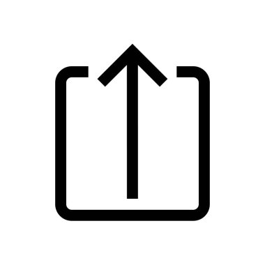 Ok mini çizgisi, simgesi