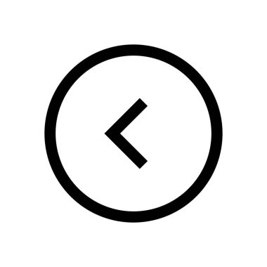 Ok mini çizgisi, simgesi