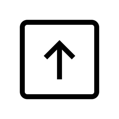 Ok mini çizgisi, simgesi