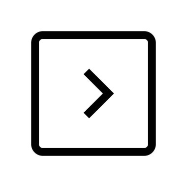 Ok mini çizgisi, simgesi