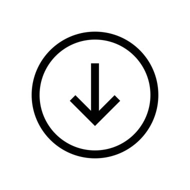 Ok mini çizgisi, simgesi