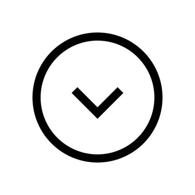 Ok mini çizgisi, simgesi