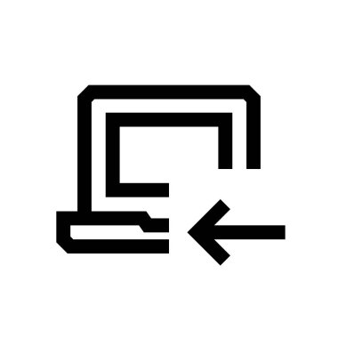 Bilgisayar mini çizgi, simgesi