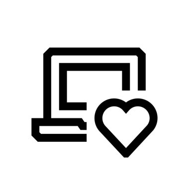 Bilgisayar mini çizgi, simgesi