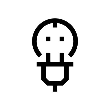 Elektrikli mini çizgi, simgesi