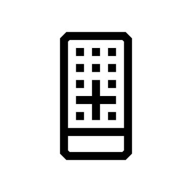 Uzaktan kumanda mini çizgi, simgesi