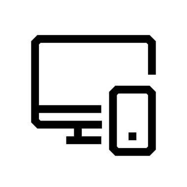 Bilgisayar mini çizgi, simgesi