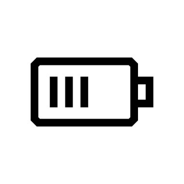 Pil mini çizgi, simgesi