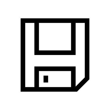 Belge mini çizgi, Kaydet simgesini