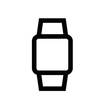 Saat, zaman mini çizgisi, simgesi