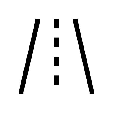 Yol mini çizgi, simgesi