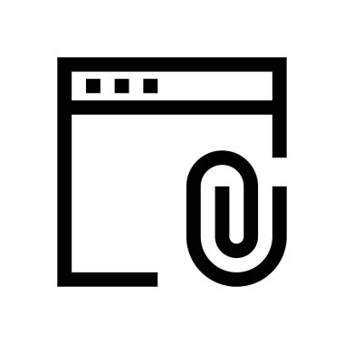 Tarayıcı mini çizgi, simgesi