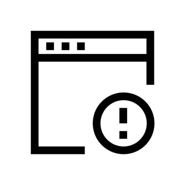 Tarayıcı mini çizgi, simgesi