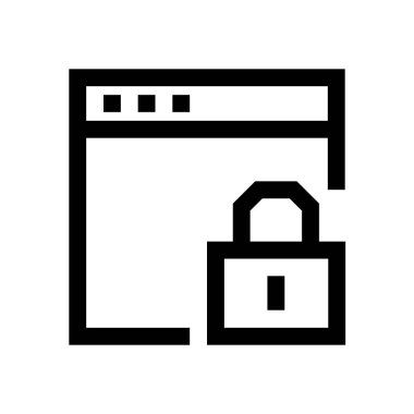 Tarayıcı mini çizgi, simgesi